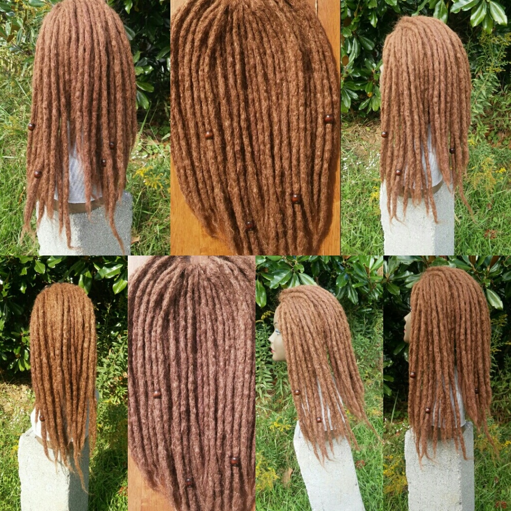 Handmade Crocheted Brown reusable dreadlocks